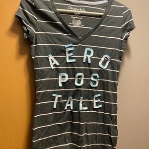Aeropostale stripped short sleeve